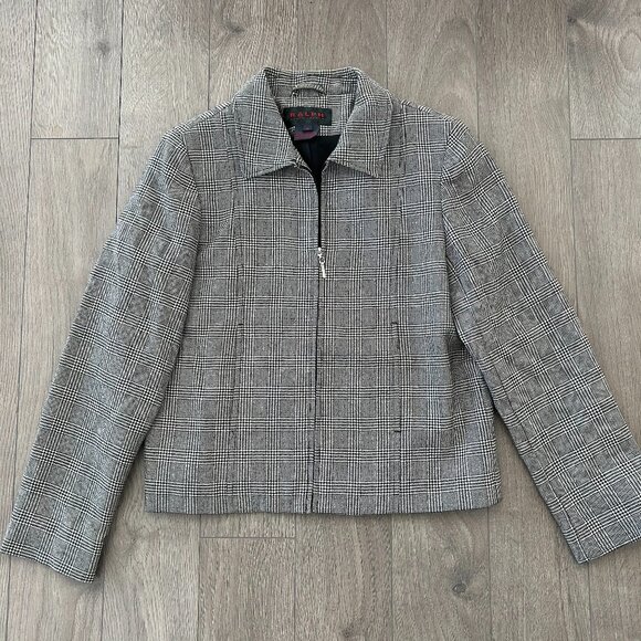 RALPH LAUREN classic checkered blazer / jacket - Picture 1 of 4